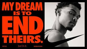 Campaña Nike Winning Isn't for Everyone bold minimalism blanco y negro